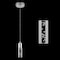 Jonathan Y Bolha 4.75" 1-Light Bubble Acrylic/Iron Modern Minimalist Integrated LED Pendant, Chrome JYL7221A - alternate 2