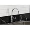Kingston Brass Single-Handle Kitchen Faucet, Polished Chrome KSD2431RNX - alternate 2