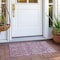 Homeroots 2' X 3' Lavender and Ivory Floral Washable Non Skid Indoor Outdoor Area Rug 564338 - alternate 2