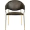 Leisuremod Bella Collection Modern Dining Chair in Charcoal, 2PK BC21CH2 - alternate 4