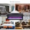Edendirect 44 in. Wall Mount Electric Fireplace with Remote and Multi Color Flame , LED Light Heater in Black ZR-W1769P171421 - alternate 4