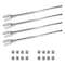 Mytee Products 4-Spring Aluminum Lower Arm for Dump Truck Tarp Systems 78 in Telescopic Arm, 4PK T-ALA78x4 - alternate 1