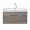 Cutler Trough Collection 30 in Wall Mount Modern Bathroom Vanity - Dorato FV-TR-DORATO30 - alternate 1