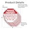 Signmission Private Property Trespassers Will B, 4 inch X 4 inch, Vinyl Decal, 5PK OC-D-5PACK-4-144 - alternate 3