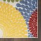 Homeroots 6' Blue Yellow Blue Red And Green Medallion Indoor Outdoor Area Rug 556300 - alternate 2