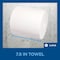 Georgia-Pacific Sofpull Center Pull Paper Towels, 1 Ply, 567 Sheets, 700 ft, White, 4 PK 28143 - alternate 3