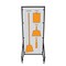 5S Supplies Housekeeping Shadow Board Broom Station V13, Gray / Orange, Broom + Stand, No Text HSB-V13-GRAY/ORANGE-BO-STAND-NO TEXT - alternate 1
