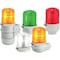 Federal Signal Warning Light, Green, LED, 12 to 24V AC/DC, 120 to 240V AC, 85, 120 FPM, 3 29/32 in Dia. SLM200G - alternate 1