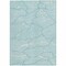 Homeroots 9' X 12' Aqua And Ivory Abstract Washable Indoor Outdoor Area Rug 601024 - alternate 4