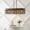 Jonathan Y Horizon 34" 4-Light Rustic Farmhouse Iron Linear LED Pendant, Wood Finished/Oil Rubbed Bronze JYL1306A - alternate 2
