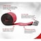 Mytee Products Kinedyne 4inx30ft Winch Straps Red w/flat hook, WLL 5400, Tie Down Strap, 10PK WS430R-Kx10 - alternate 4