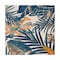 World Rug Gallery Tropical Leaves Indoor/Outdoor Area Rug 6 ft 6 in x 6 ft 6 in Square Multi 8012MULTI6SQ - alternate 2