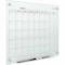 Quartet Calendar Planning Board, Glass, 36 in, 48 in, No Frame Frame, White, Gloss GC4836F - alternate 1