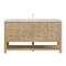 James Martin Vanities Breckenridge 60 in. Single Vanity, Whitewashed Oak, w/ 3 CM Eternal Jasmine Pearl Quartz Top 330-V60S-WWO-3EJP - alternate 1