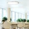 Westinghouse Lauderdale 33in 40W LED Indoor Flush Mount, Color Temp Select, Brushed Nickel, Frosted Acrylic 6136200 - alternate 4