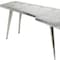 Homeroots 68" Silver Metal Writing Desk 389427 - alternate 2