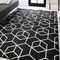 Jonathan Y Tumbling Blocks Modern Geometric Black/White 3 ft. x 5 ft. Area Rug SEU101A-3 - alternate 4