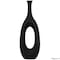 Uniquewise 44-Inch Frosted Black Fiberglass Tall Floor Vase - Decorative Vase for Modern Home Decor QI004676.L - alternate 5