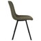 Leisuremod Markley Modern Leather Dining Chair with Metal Legs, Olive Green MC18G - alternate 2