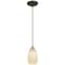 Access Lighting Champagne, Pendant, Oil Rubbed Bronze Finish, White Stone Glass 28012-1C-ORB/WHST - alternate 1