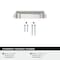 Amerock Haven 3 inch or 3-3/4 inch (76mm or 96mm) Center-to-Center Polished Chrome Cabinet Cup Pull, 25PK 25VMP3718026 - alternate 4