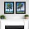Homeroots Set Of Two Catching Light as Time Passes 1 Black Framed Print Wall Art, 2PK 406114 - alternate 4