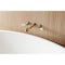 Kingston Brass Two-Handle Wall Mount Tub Faucet, Antique Brass KS5023PL - alternate 2