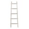 Homeroots 59" X 18" X 2" White Decorative Ladder Shelve 379916 - alternate 2