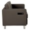 Office Star Products Atlantic Loveseat, Graphite ATL52-R111 - alternate 3