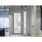 Vdomdoors Front Exterior Prehung FiberGlass Door Frosted Glass / Manux 8102 Grey Ash / Sidelight Exterior Win MANUX8102EXD-SS-W30+14 x H80-RH - alternate 2