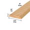 M-D Building Products 2-1/2 in. x 3/8 in. x 36 in. Natural Hardwood Flat-Profile Threshold for Doorways 11908 - alternate 2