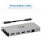 Eaton Tripp Lite Series USB-C Dock - 4K HDMI, USB 3.x 5Gbps, USB-A/C Hub Ports, GbE, Memory Card,  U442-DOCK5D-GY - alternate 4