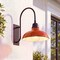 Jonathan Y Stanley 12.25" 1-Light Farmhouse Industrial Indoor/Outdoor Iron LED Gooseneck Arm Outdoor Sconce, Red JYL7614E - alternate 3