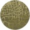 Homeroots 8' Olive Green And Dark Green Round Abstract Washable Indoor Outdoor Area Rug 601154 - alternate 3