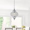 Jonathan Y Juliette 12" Crystal/Metal LED Pendant, Chrome JYL6111A - alternate 3