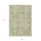 Homeroots 10' X 14' Artichoke Green Gray And Ivory Oriental Washable Indoor Outdoor Area Rug 598015 - alternate 3