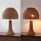 Jonathan Y Joanie 22" Bohemian Rustic Woven Rattan LED Table Lamp w/ Double Pull Chains, Dark Brown/Brass Gold JYL4040C - alternate 3