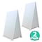 Flipside Premium Corrugated Plastic Dry Erase Tabletop Marquee Easel, 11in. x 17in., 2PK 31277 - alternate 2