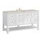 James Martin Vanities Breckenridge 60" Single Vanity, Bright White, w/ 3 CM Siberian Silestone Top 330-V60S-BW-3SFR - alternate 4