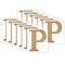 Plaid MDF Letter, P, 5 Inch, 12PK 63569 - alternate 1