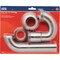 Do It Best 1-1/2'' ABS Decorative Brushed Nickel P-Trap with 1-1/4'' Reducer Washer DIB400BN - alternate 2