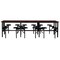 Regency Endure Standing Height Collaborative Table & Chair Set with 12 Pull-Out Stools, Walnut Top 9012-WLT-DVN - alternate 2