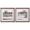 Homeroots Set Of Two Silent Waters Bronze Framed Print Wall Art, 2PK 484177 - alternate 1