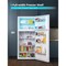 Black&Decker 18.1 cu.ft Top Mount Refrigerator / Freezer  with ice maker -White BR1810HIMW - alternate 3