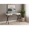 Homeroots 42" White and Black Computer Desk With Two Drawers 489881 - alternate 3