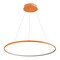 Jonathan Y Brice 35" Modern Contemporary Metal Round Dimmable Integrated LED Pendant, Orange JYL7220G - alternate 5