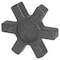 Timken Lovejoy 4.98 in. Outside diameter, Jaw Coupling, Spider, Nitrile Butadiene Rubber L225 SPIDER SOX - alternate 2