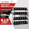 Shuntong Atlas 4-Tier 77 in.W x 24 in.D x 72 in.H 10000 lbs Heavy Duty Steel Shelving, Dark Grey 7304K - alternate 2