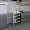 Amgood 30in D x 30in L Stainless Steel Table, Three Undershelves AMG WT-3030-3SH-Z - alternate 3