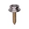 Auveco Nickel On Brass Phillips Wood Screw Stud Snap Fasteners, 100PK 7680 - alternate 1